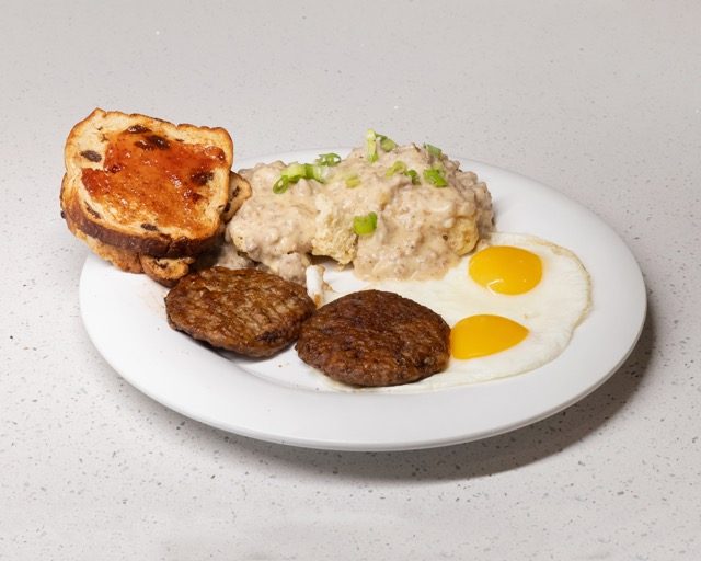 Biscuits & Sausage Gravy at Joe's Naples Park Diner, Naples FL