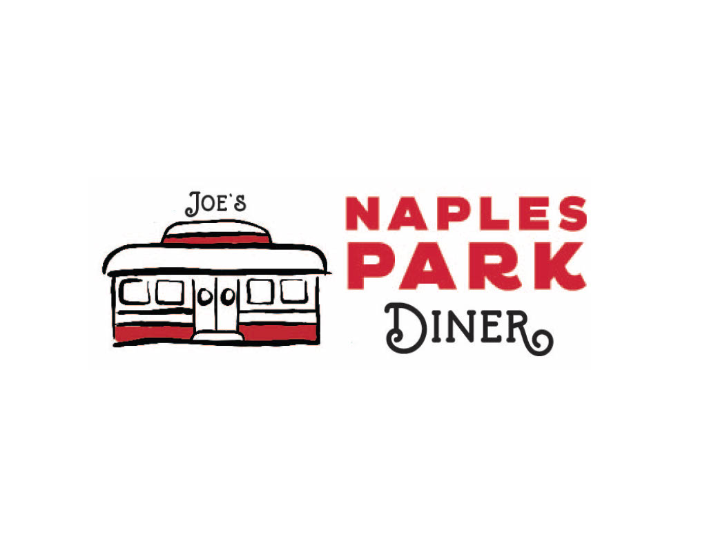 oe's Naples Park Diner red and white logo